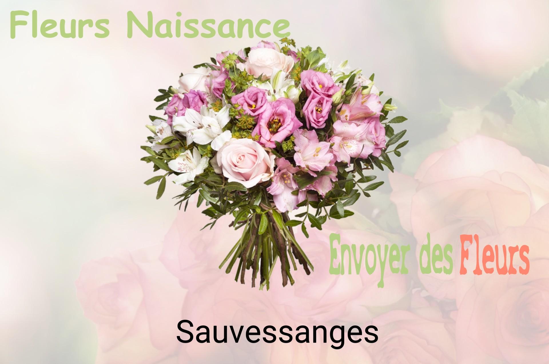 Bouquet de fleurs de naissance livré à Sauvessanges